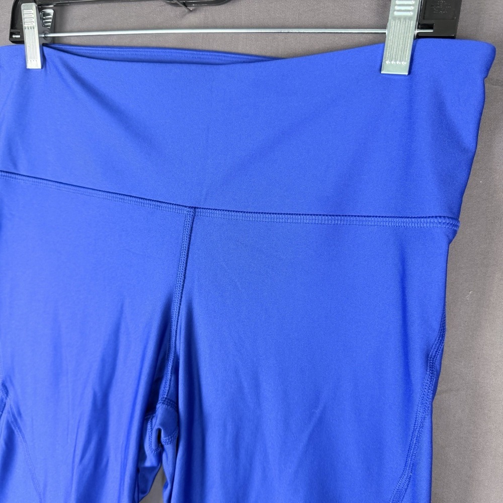 Under Armour HeatGear Women's Blue Ankle Leggings LG Compression Stretch 27"